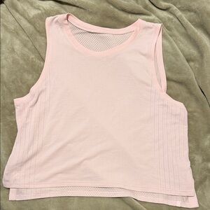 Women's Pink lululemon train to be tank size 8